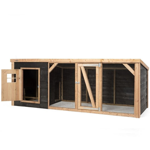 Kippenhok Milan XL Voldux - 342x130x132cm