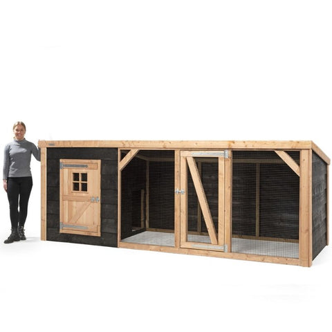 Kippenhok Milan XL Voldux - 342x130x132cm