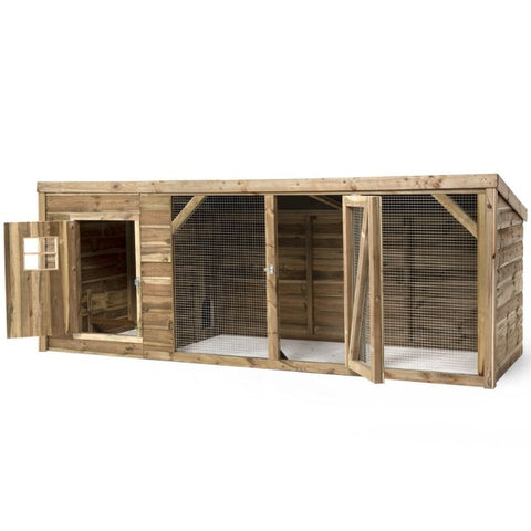 Kippenhok Britt XL Voldux- 342x130x132cm