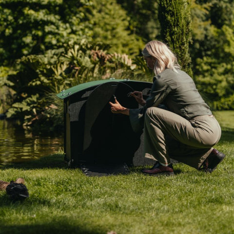 Kunststof Konijnenhok / Eendenhok Large Nestera - 114x100x78cm