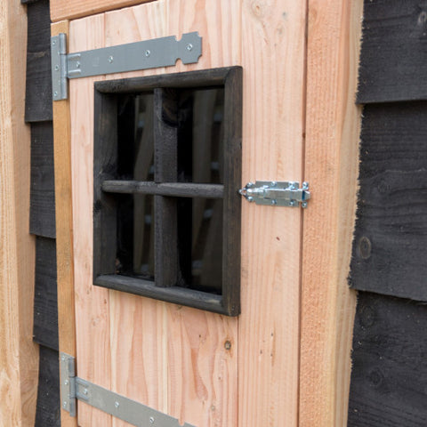 Kippenhok Hooiberg Tom XL deur met sierraam