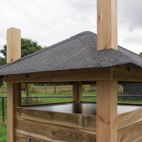 Konijnenhok Hooiberg Fien XXL Voldux -  697x125x225cm