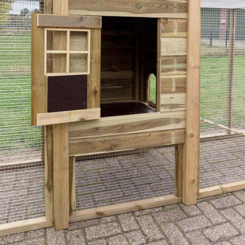 Kippenhok Hooiberg Fien XXL Voldux -  697x125x225cm