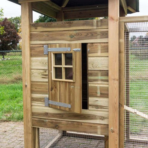 Konijnenhok Hooiberg Floor XL Voldux bij klant