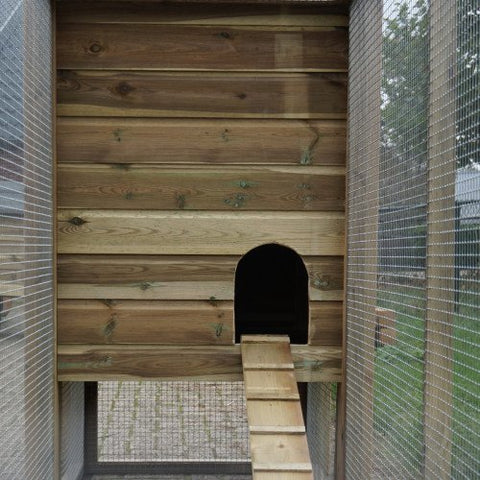 Konijnenhok Hooiberg Floor XL Voldux trapje