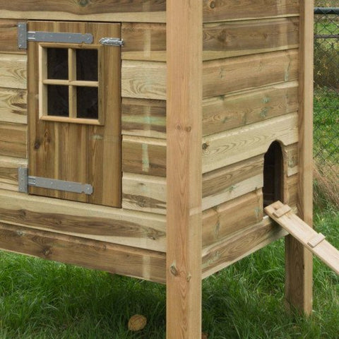 Kippenhok Hooiberg Fem met trapje