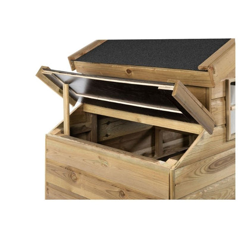 Kippenhok Jasper Voldux open