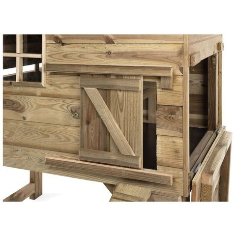 Kippenhok Jasper Voldux schuifraam