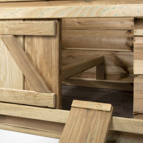 Voldux Kippenhok Fenne trapje