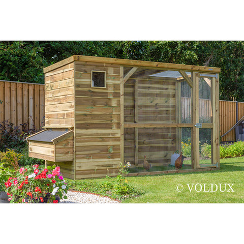 Houten Kippenhok Toon Voldux 