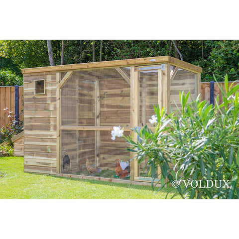 Houten Kippenhok Toon Voldux 